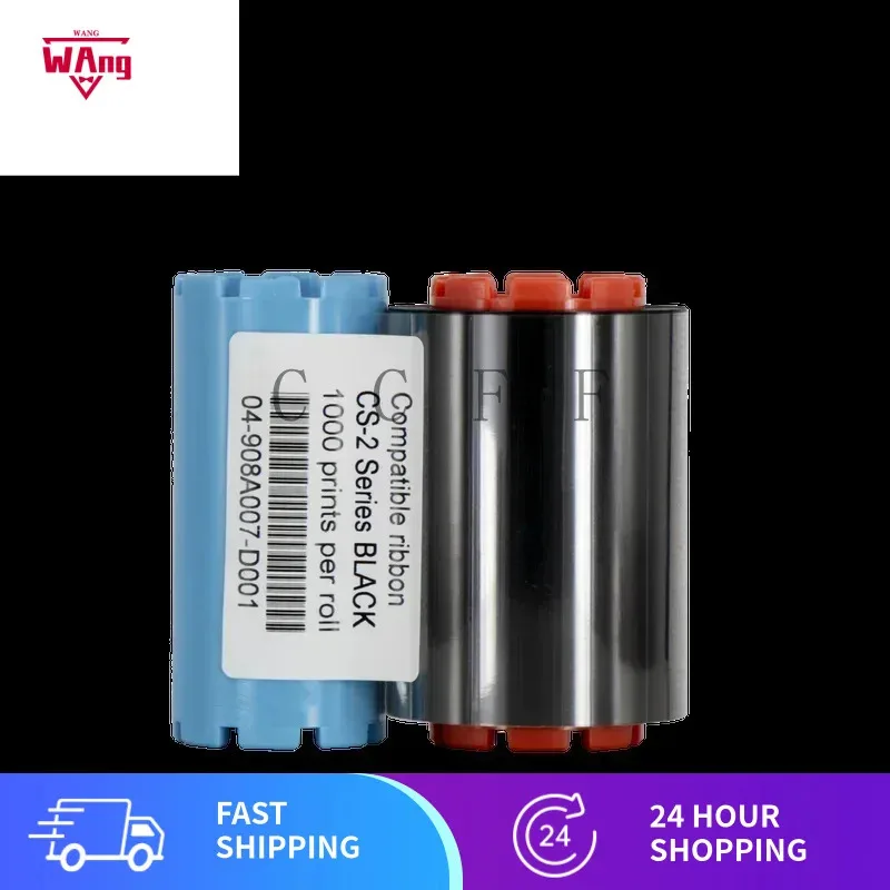 

CS-200e черный без чипа, лента для принтера с 1000 изображением для карточных принтеров Hiti cs200 cs200e cs220 TT