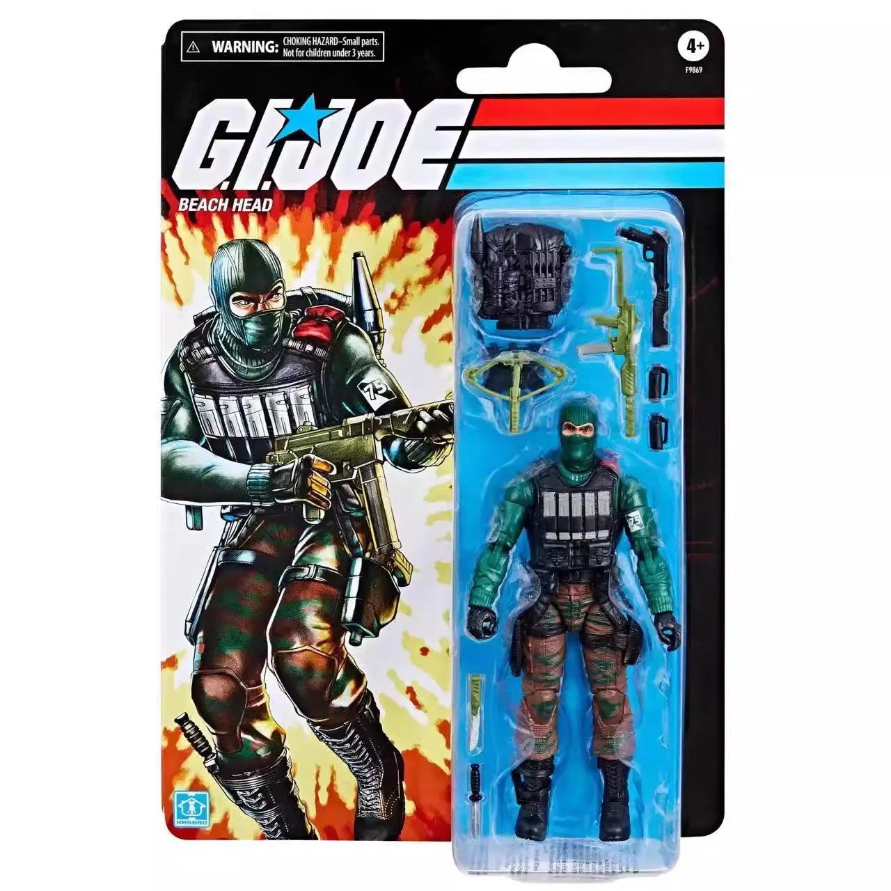 In Stock Original Hasbro G.i. Joe Classified Series Beach Head Anime Figure Action Figure Model Collection Toys for Boys