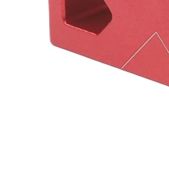 45 Degree Oblique Hole Punch Locator Angle Jig For Woodworking Drilling Dowel Guide Metal Red Joiner Tool Kit
