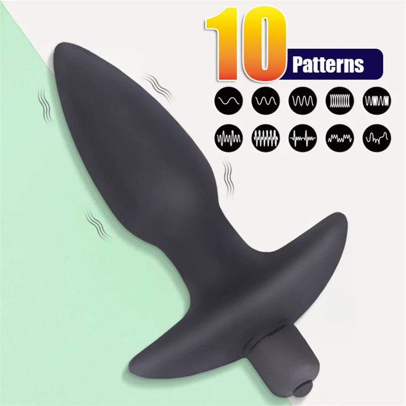 Anal Beads Dildo Butt Plug With Vibration Thrusting Prostate Massager Funny Adult Anal Training Sex Toys For Men Female I123W