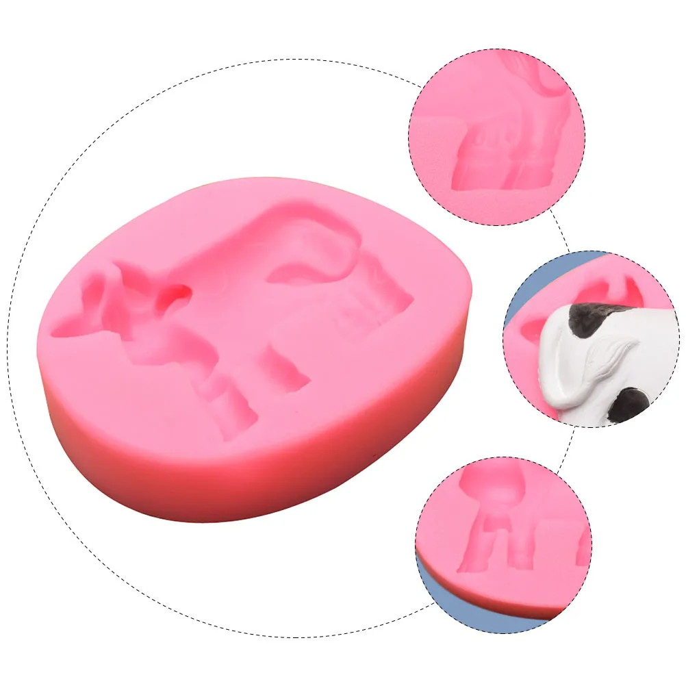 

Cow Shaped Silicone Cake Mold Creative Baking Mould for Cookies Desserts Non-Stick Easy Clean Kitchen Baking Accessory