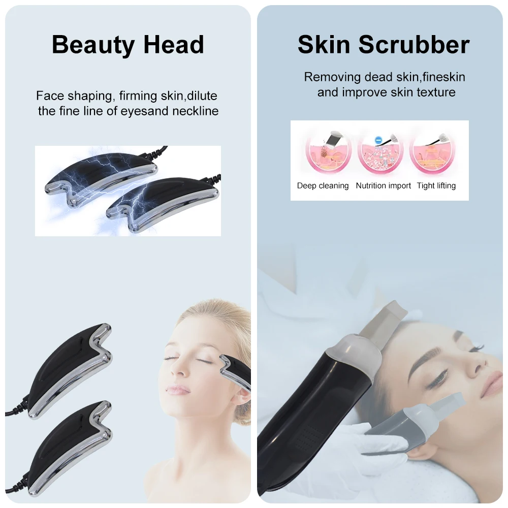 Urządzenie do hydrodermabrazji YUET WIN 10w1, głębokie oczyszczanie twarzy, lifting oczu, spray wodno-tlenowy, pielęgnacja skóry, SPA z bąbelkami, urządzenie kosmetyczne