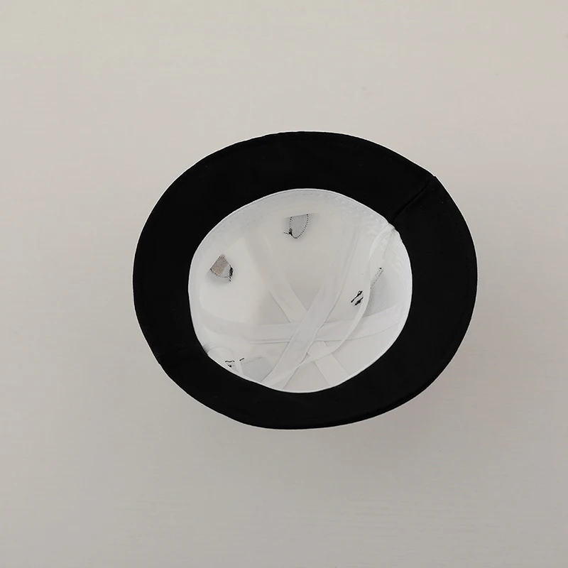 หมวกในฤดูร้อนเด็กทารกน่ารักมีหูปิดหูการ์ตูนแพนด้าเด็กทารกผู้ชายเด็กผู้หญิง Topi Bucket กลางแจ้งเด็กวัยหัดเดินหมวกบังแดดสำหรับฤดูร้อน