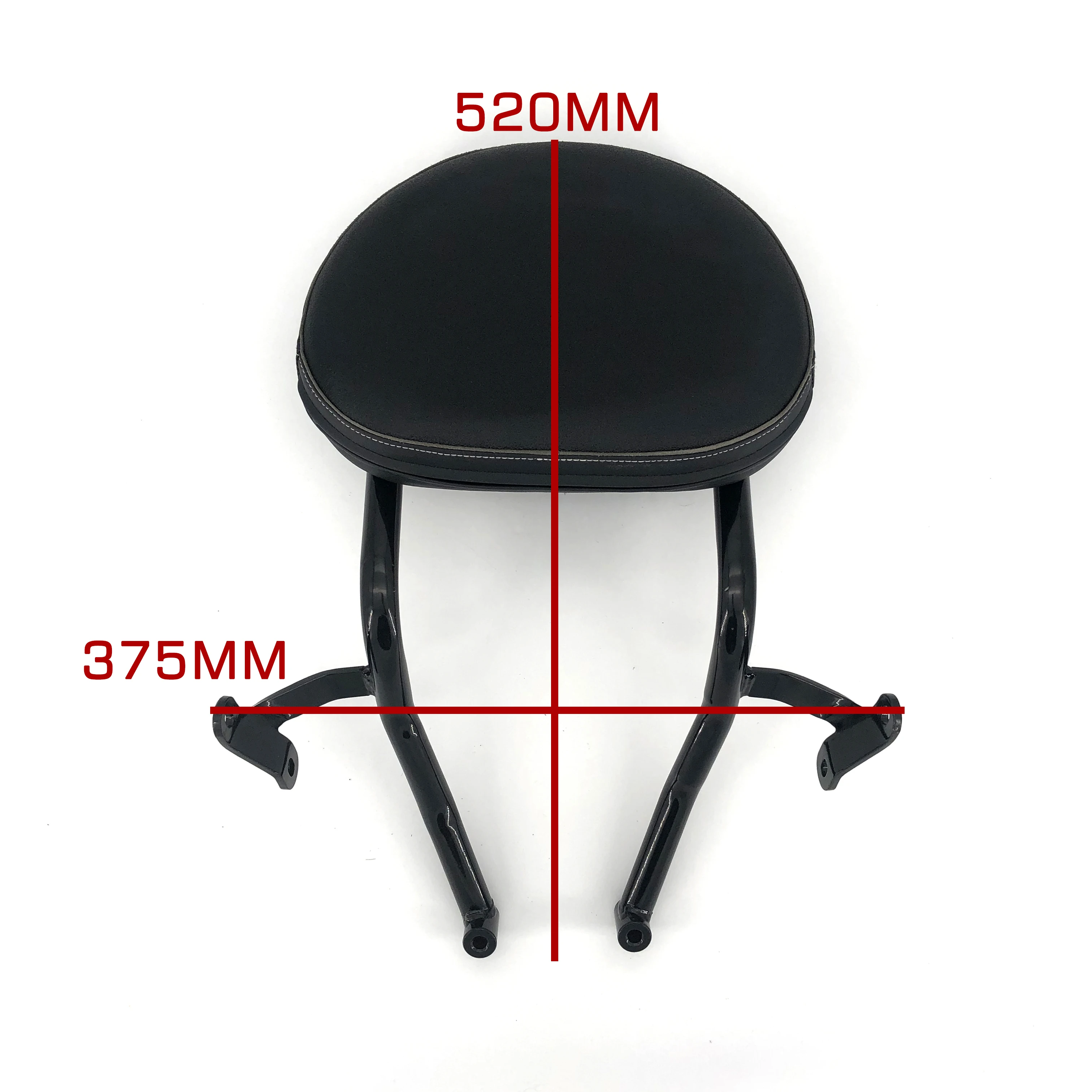 Panical Motorcycle Sissy Bar Passenger Backrest Travel For BMW K1600 K1600B 2018-2023 Leather Quick Disassembly Black