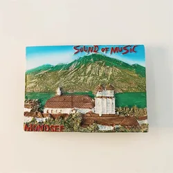 Austria Fridge Magnets Salzburg Innsbruck Travelling Souvenirs Vienna Mondsee Fridge Stickers Home Decor Wedding Gifts