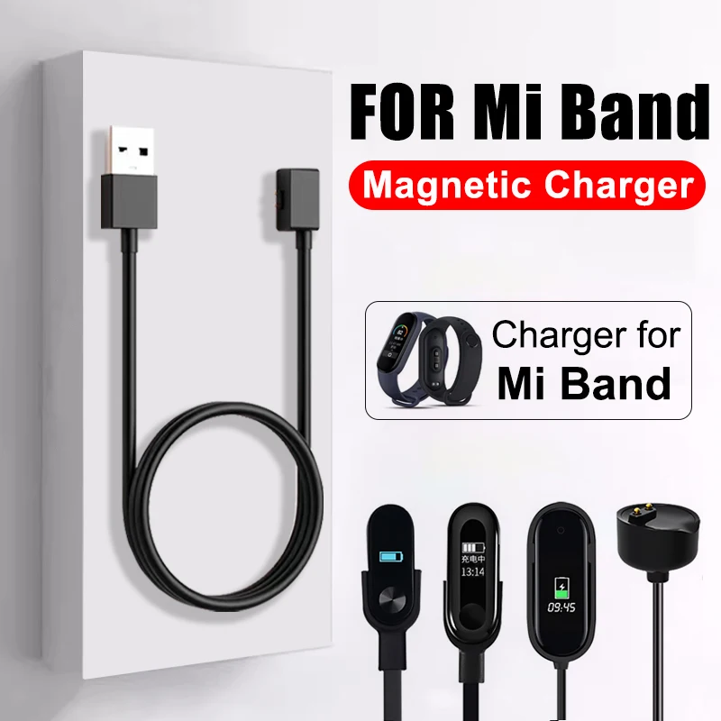 USB Charger Cable for Xiaomi Mi Band 7pro Portable Magnetic Fast Charging Wire for Miband 8 7 6 5 4 3 2 Smartband Accessories