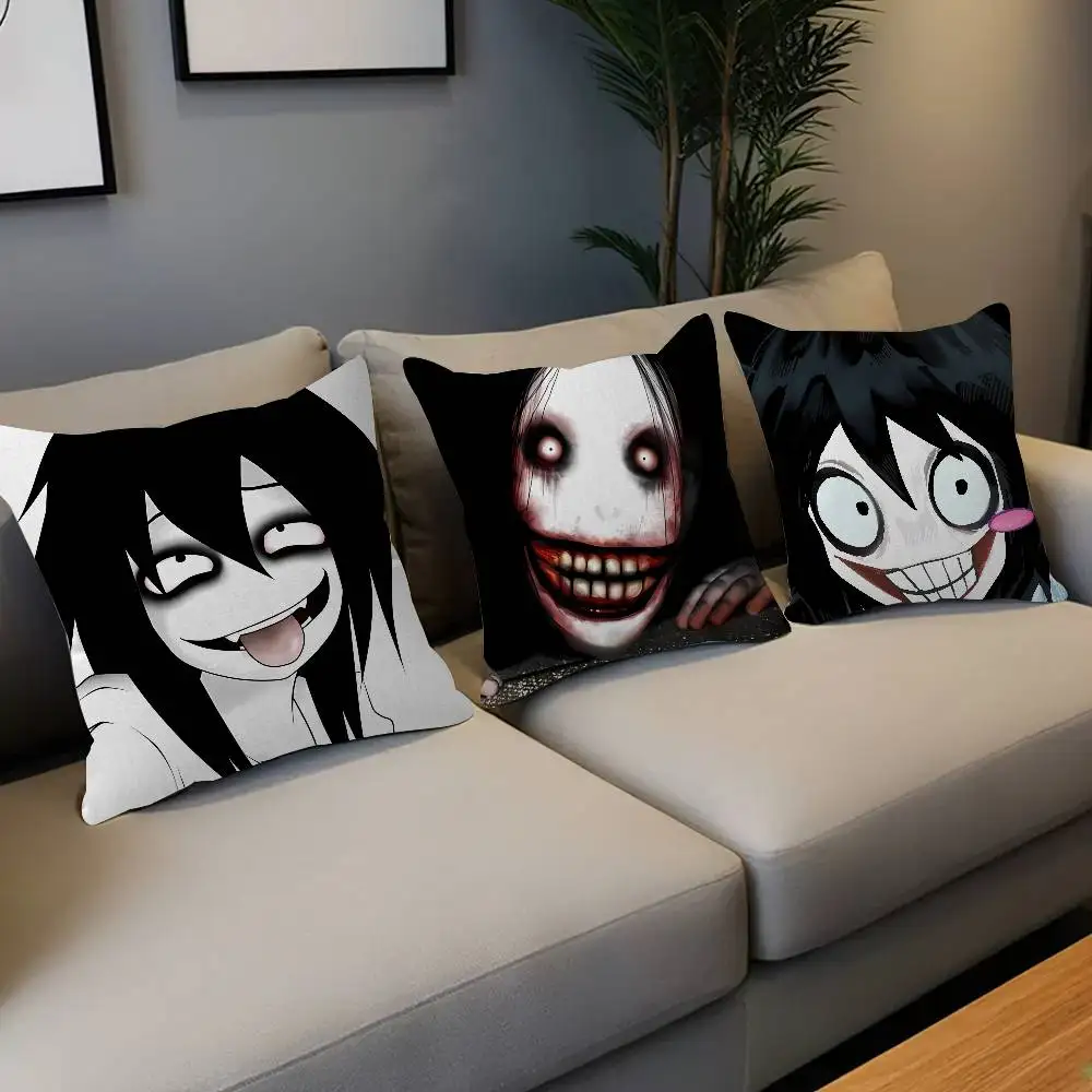 Creepy Urban Killer Jeff pillow cover sofa cushion cover home room decoration children gift