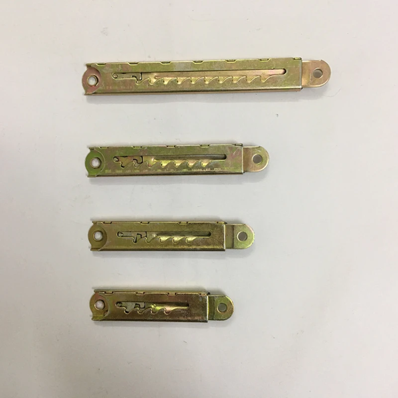 2pcs/lot Linear 4 5 7 10 Position Ratchet Adjuster Mechanism For Bed Sofa Headrest ratchet  pull rod hinge lifting support frame