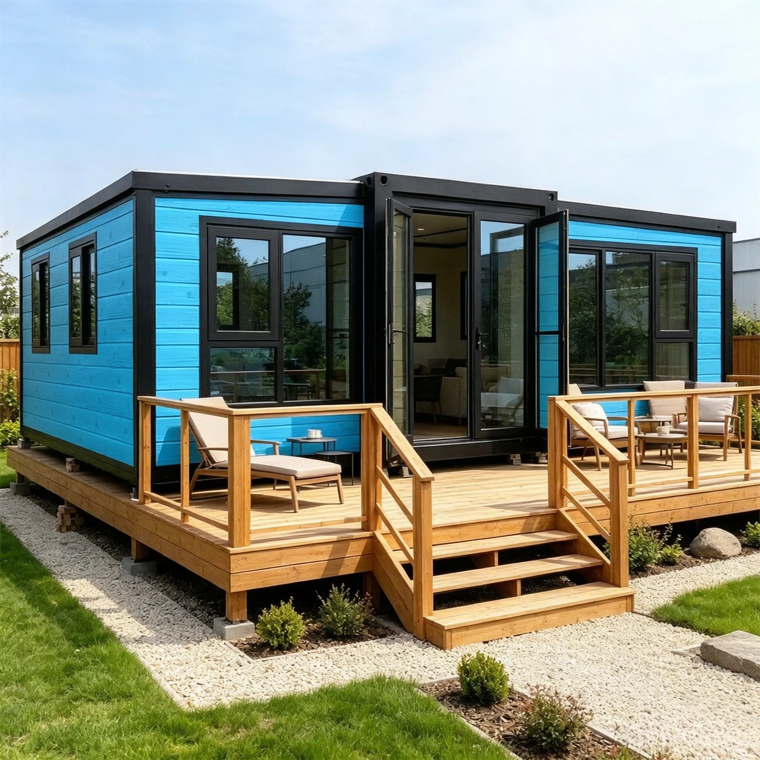Expandable Container House Modular House Tiny Home Forest Cabin Garden Rooms Warehouse Barn Folding Room Prefab Light Villa