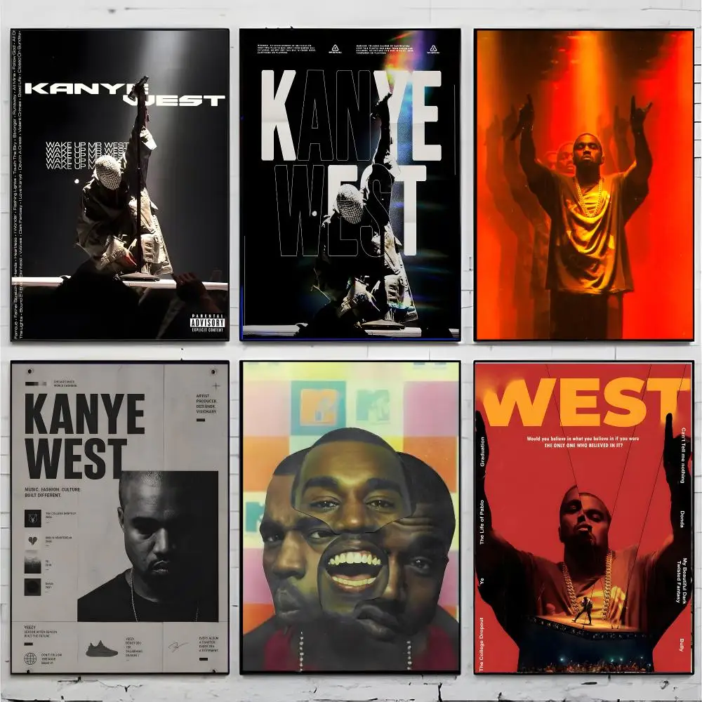 Singer Rap K-Kanye West Poster Superior Home Space  Indoor Decorative Art & Home Decor