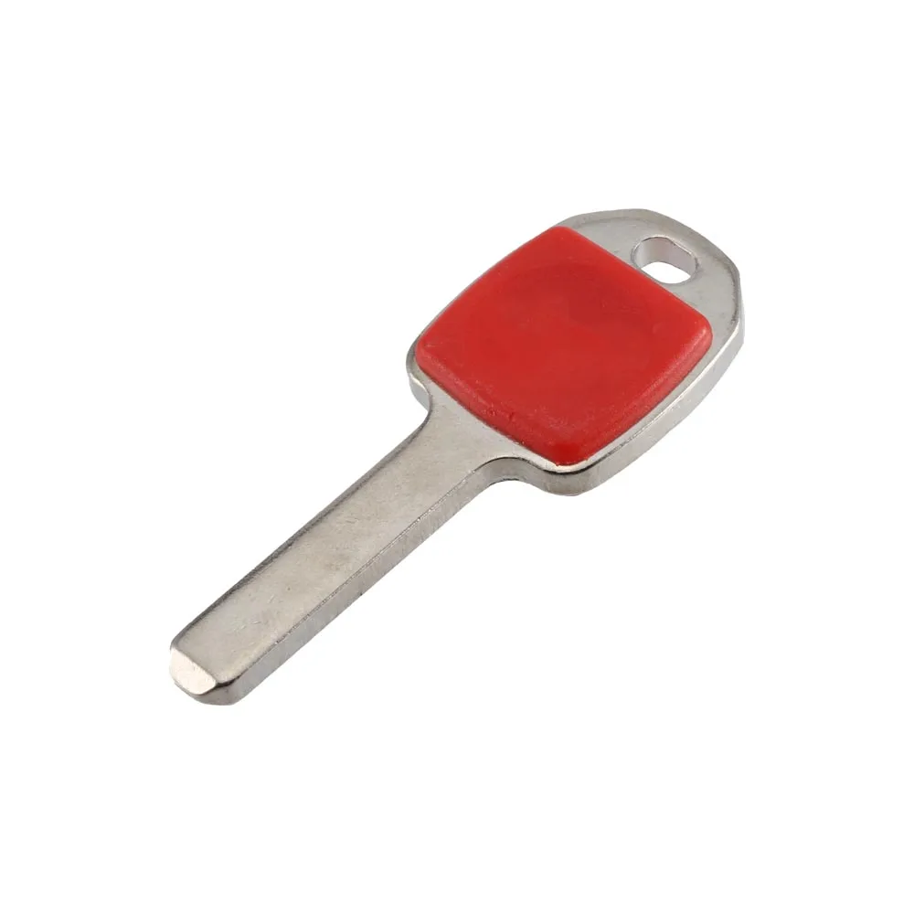 New Blank Motorcycle Uncut Key Red Length 34mm for Harley Motorbike Spare Part Replacement Accessory