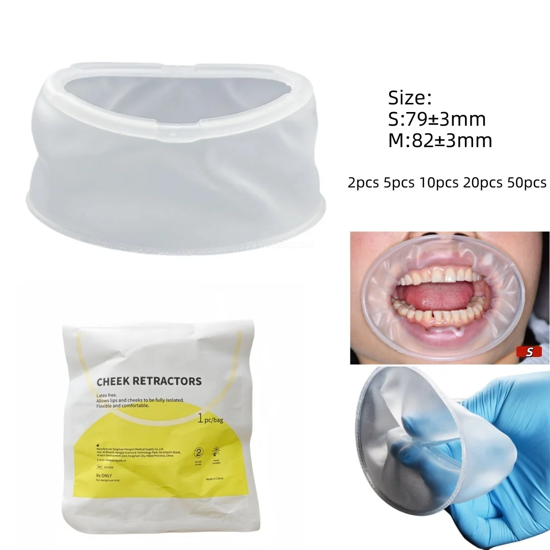 

Dental Cheek Retractor latex free O Shape Expander Disposable Mouth Opener Dental orthodontic tools M S