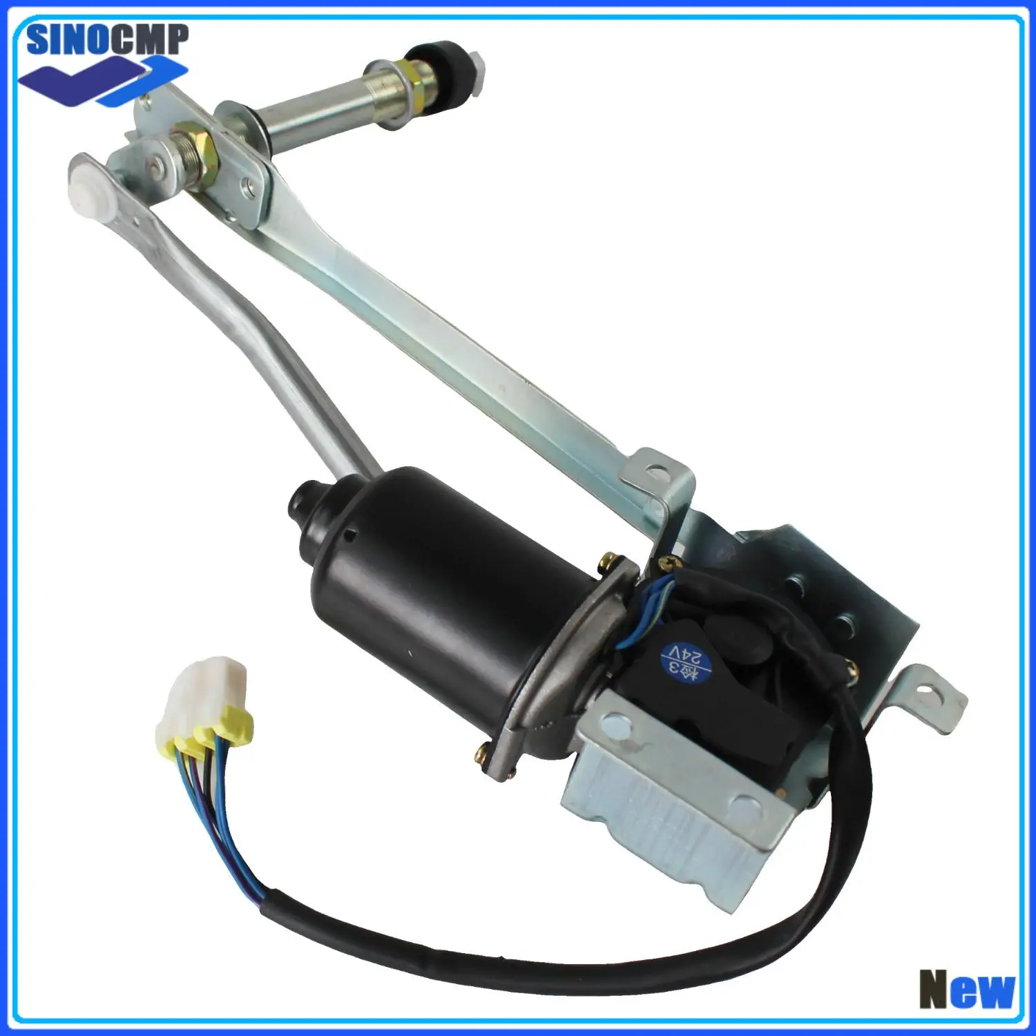 1pc Digger Wiper Motor Assembly 20Y-54-52211 For Komatsu PC160-7 PC200-7 PC220-7 PC200-8 PC220-8 PC300-8 PC400-8 6D102 Excavator