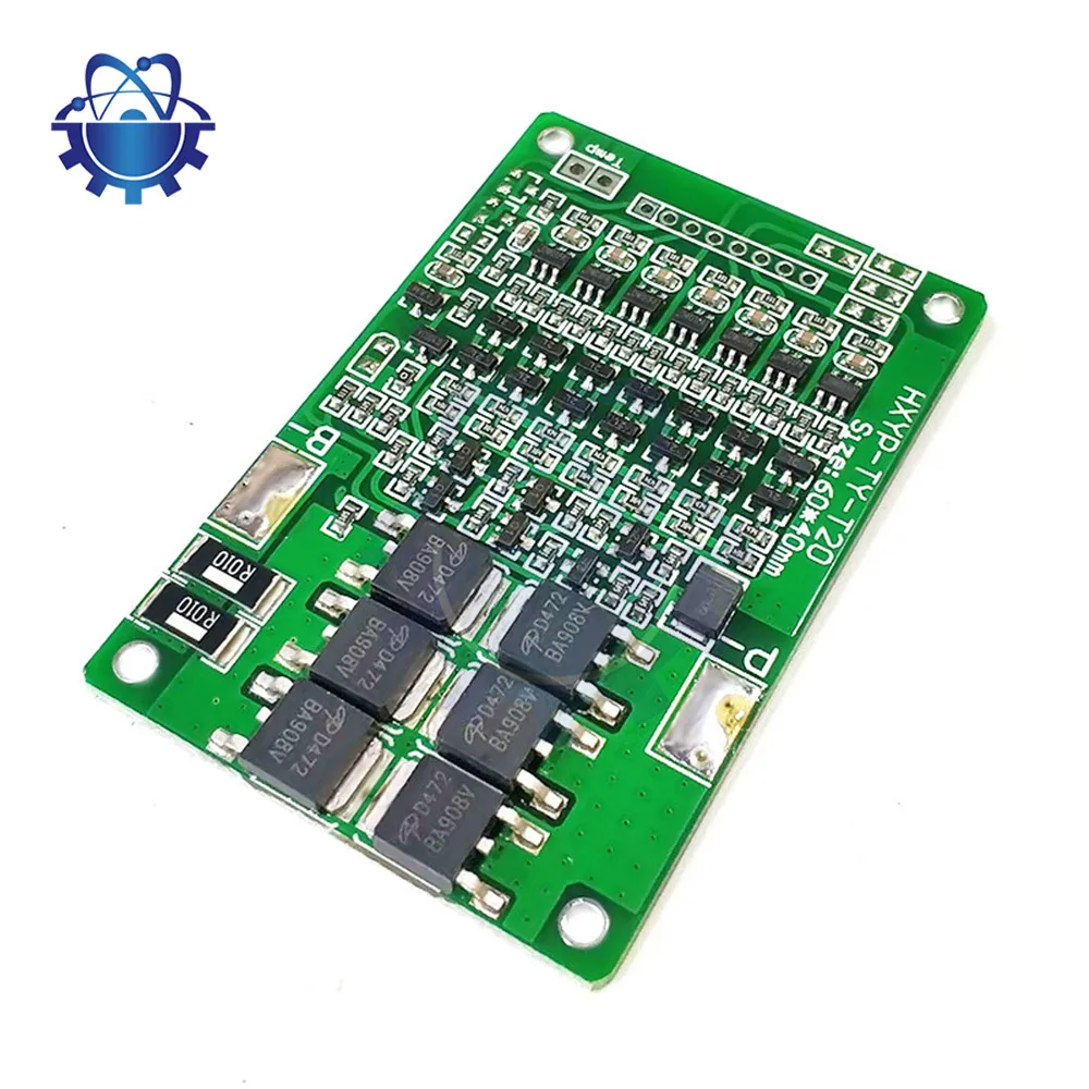 PCB Protection Board, adequado para Li-Ion Lipo Module, 7S, 29.4V, 15A 18650 Battery Protection Board, BMS