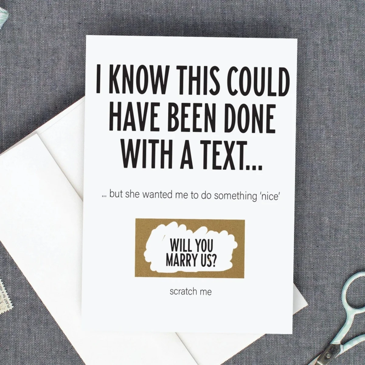 Men'S Grooming Package For Wedding - 1. Funny Officiant Scratch Off Card