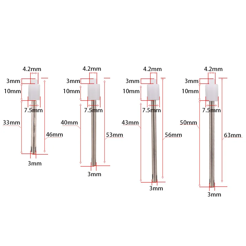 Hpa mergulho 5/10 pçs pcp paintball hp válvula de enchimento haste aço inoxidável primavera ar válvula pressão constante bocais pino pom cabeça macia