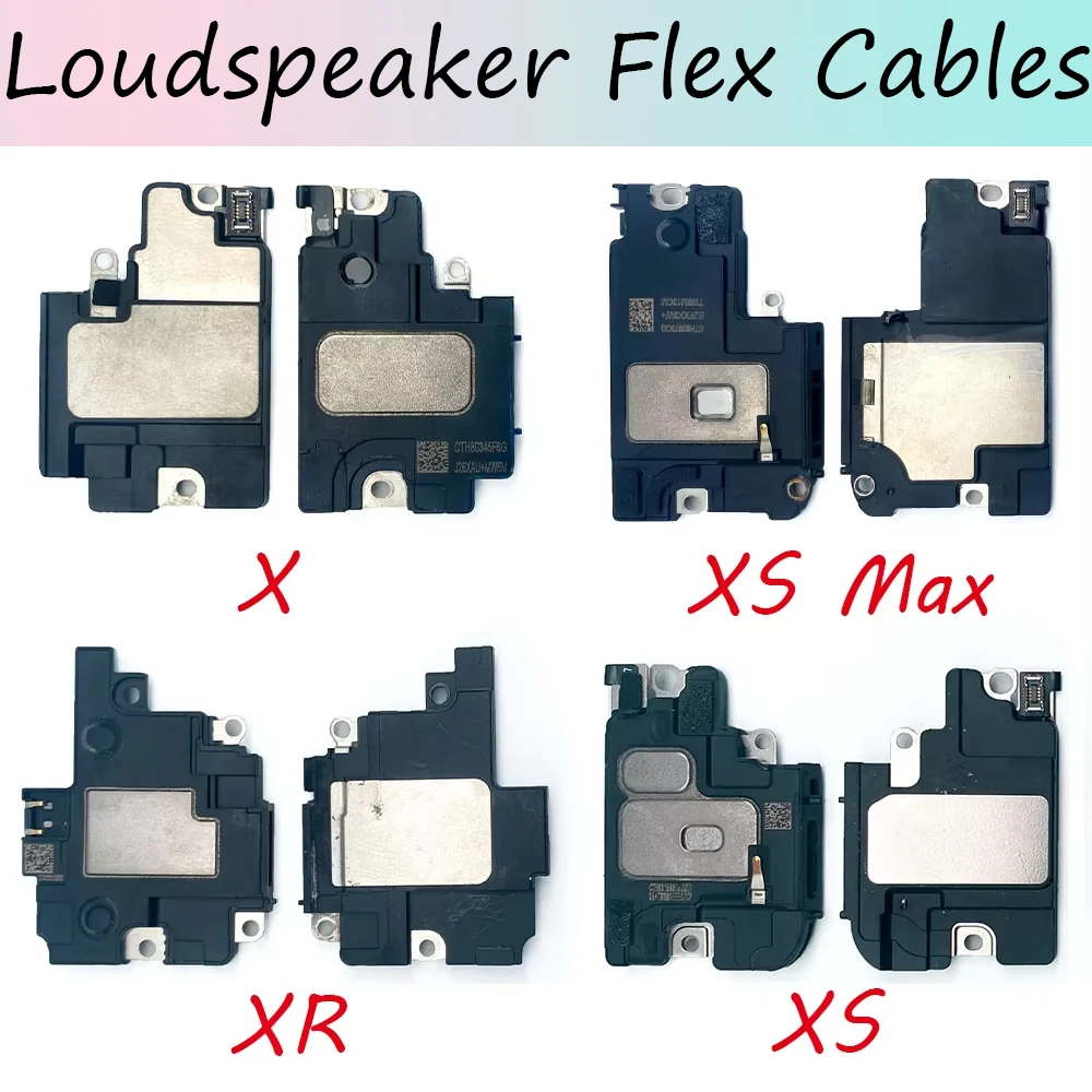 Loudspeaker Flex Cables For iPhone X XS Max XR XS 7 8 Plus Loud Speaker Buzzer Ringer Replacement Part