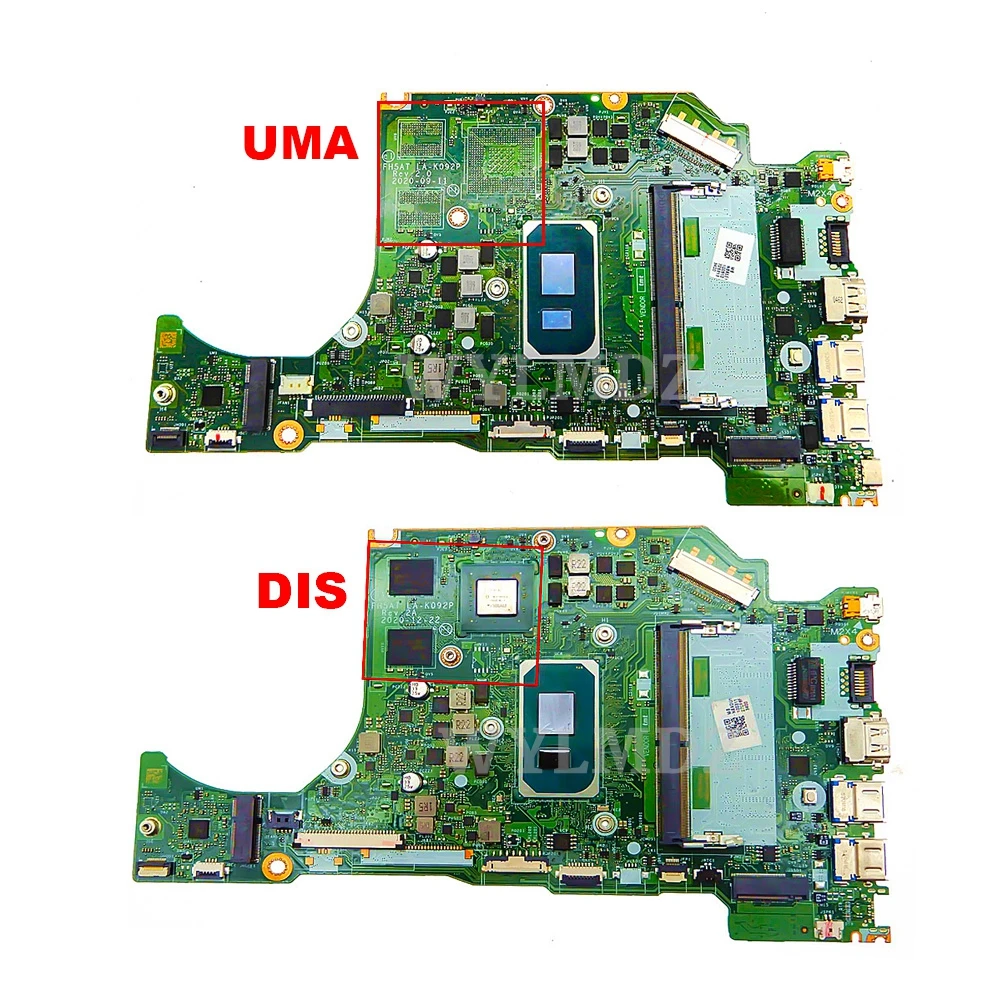 LA-K092P Motherboard for Acer Aspire A515-56 A515-56G Notebook Mainboard with I3 I7-11th Gen CPU 4G/8G-RAM MX350-V2G GPU Test OK