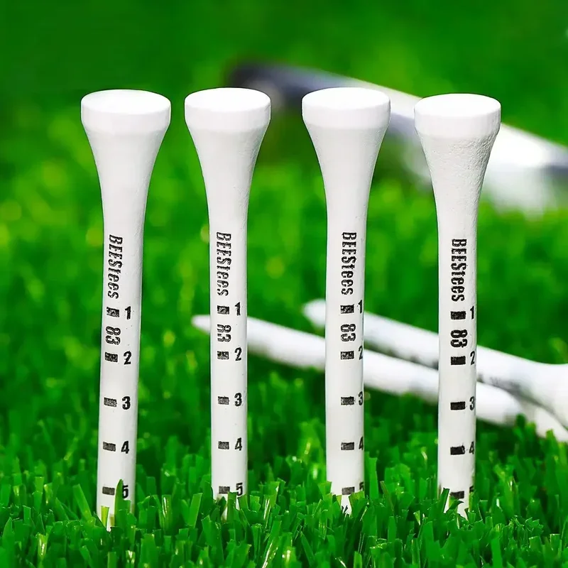 

50pcs Durable Wooden Golf Seats Stabilizes Ball On The Course to Maintain a Perfect Tee Level and Improve Accuracy