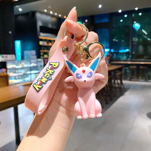 Pokemon Anime Pikachu Keychain Kawaii Eevee Schoolbag Shoulder Bag Pendant Glaceon Flareon Backpack Crossbody Bag Accessories - Image 14