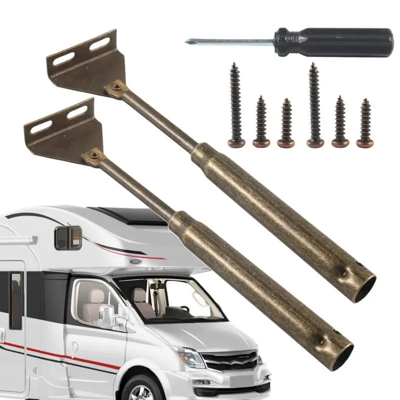 

Опорная стойка для двери автофургона, металлическая фурнитура, подпружиненная стойка для дверного шкафа, аксессуары для автофургона, детали, подъемная опора для стопорного кронштейна