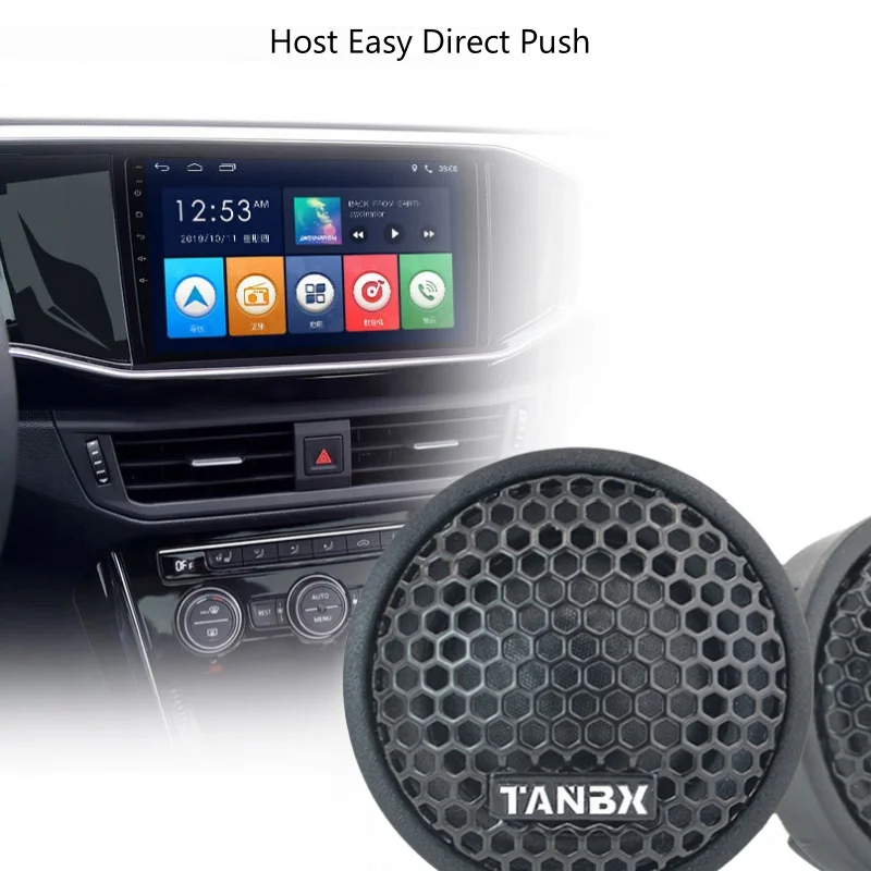 1 Paar 2 Zoll Universal Auto Hochtöner MAX 150 W High Fidelity Stereo Mini Lautsprecher Auto Modifikation TB-T3 Seide Film Auto Lautsprecher – Detail 4