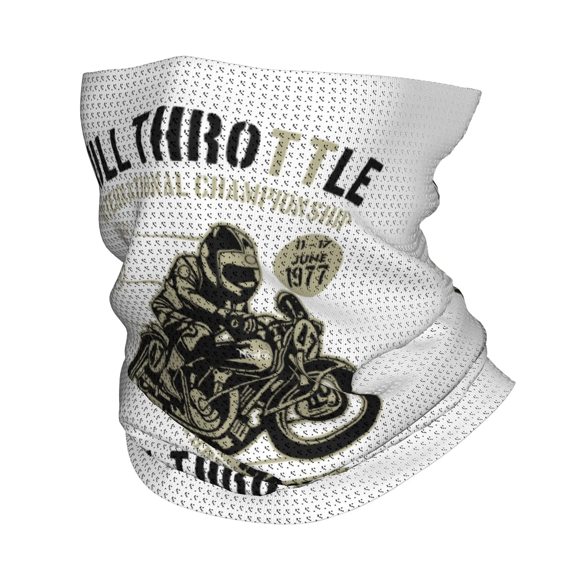 

Custom TT Motorcycle Racer Bandana Neck Gaiter UV Protection Face Scarf Cover Women Men Isle of Man Headwear Tube Balaclava