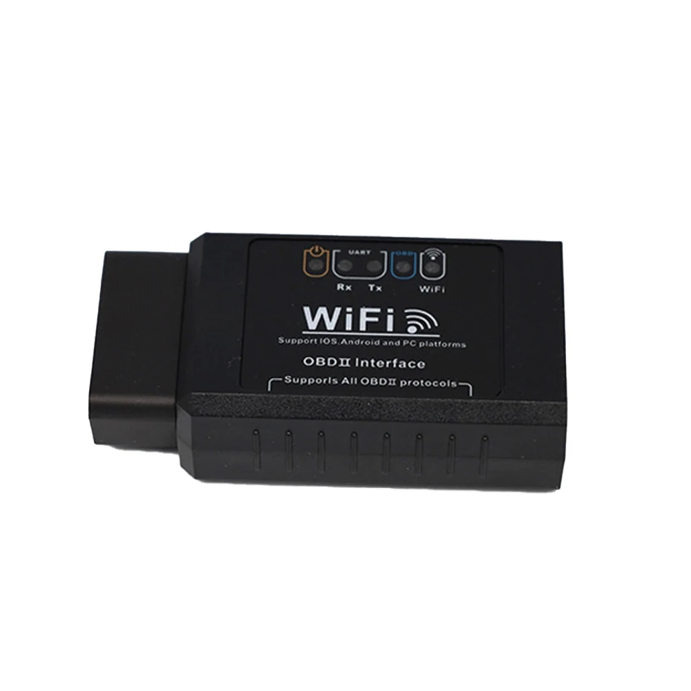 Диагностический сканер WiFi OBD2 ELM327 V1.5 для автомобилей, считыватель кодов ошибок двигателя для iPhone, 12В
