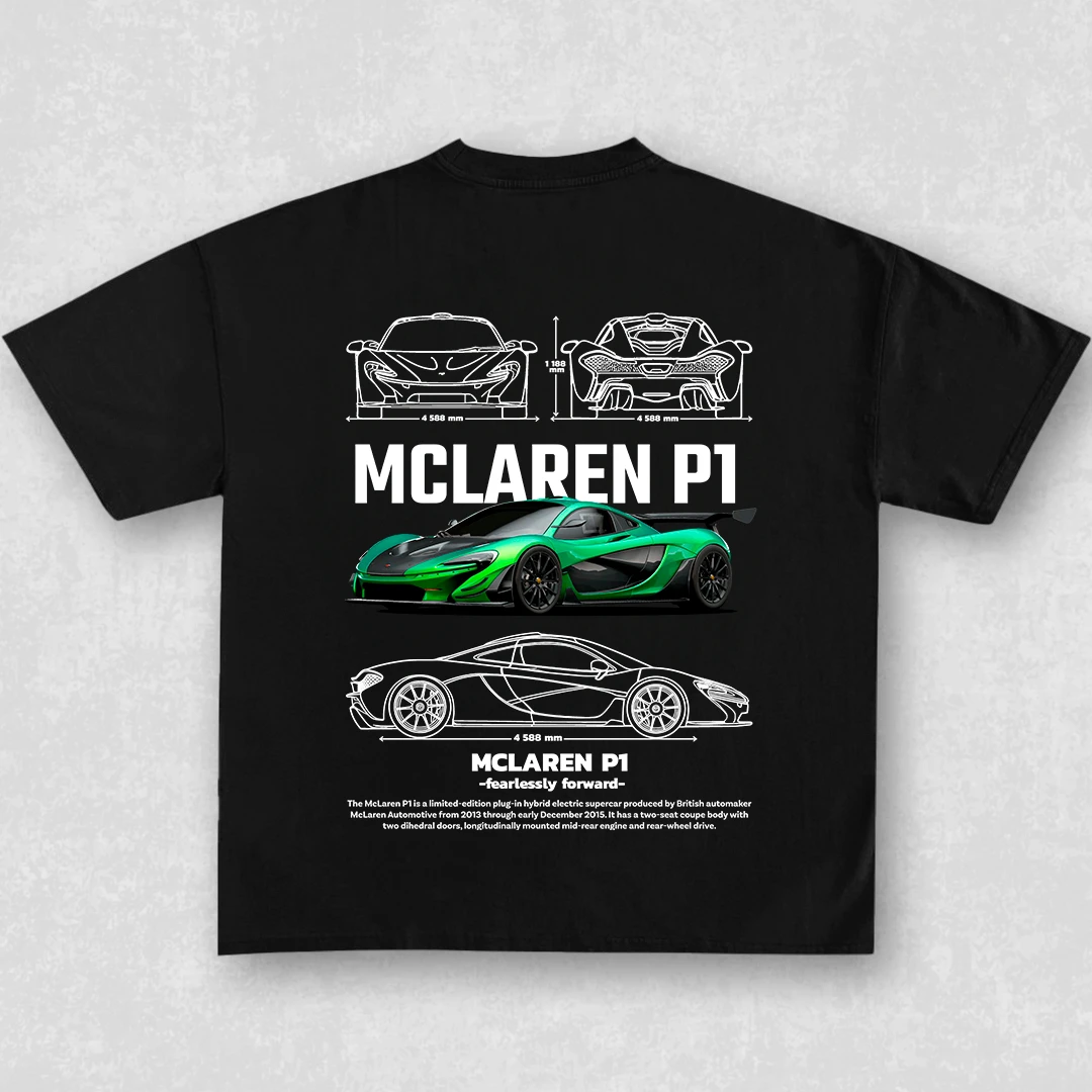 Template Mclaren P1 Car T Shirt Men Mens Clothing  Sexmachine Tentacles One Direction Y2k T-shirts for Men Tiki