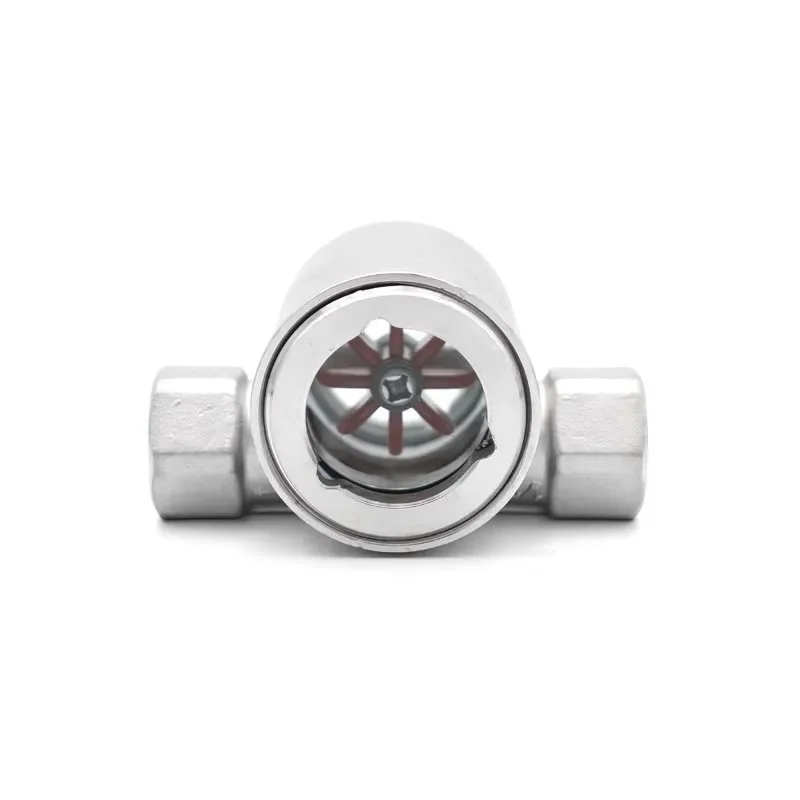 

1/4" 3/8" 1/2" 3/4" 1" 1-1/2" 2" BSPT Female Carbon Steel 304 Stainless Window Sight Glass Flow Indicator With Impeller