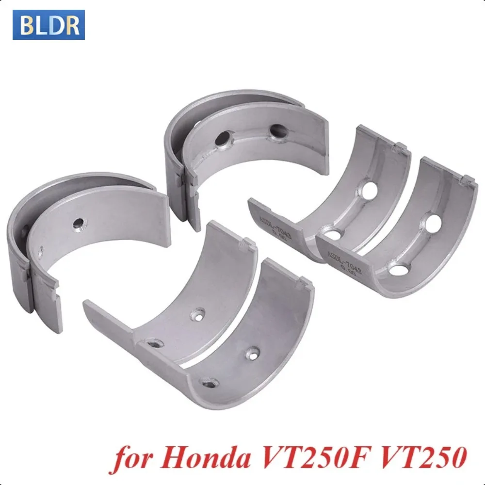 Комплект вкладышей коленвала и шатунов для мотоциклов Honda VT250F VT250 VT 250 1982-1983, размеры 32мм, 31.75мм, 31.5мм, 31.25мм, 31мм