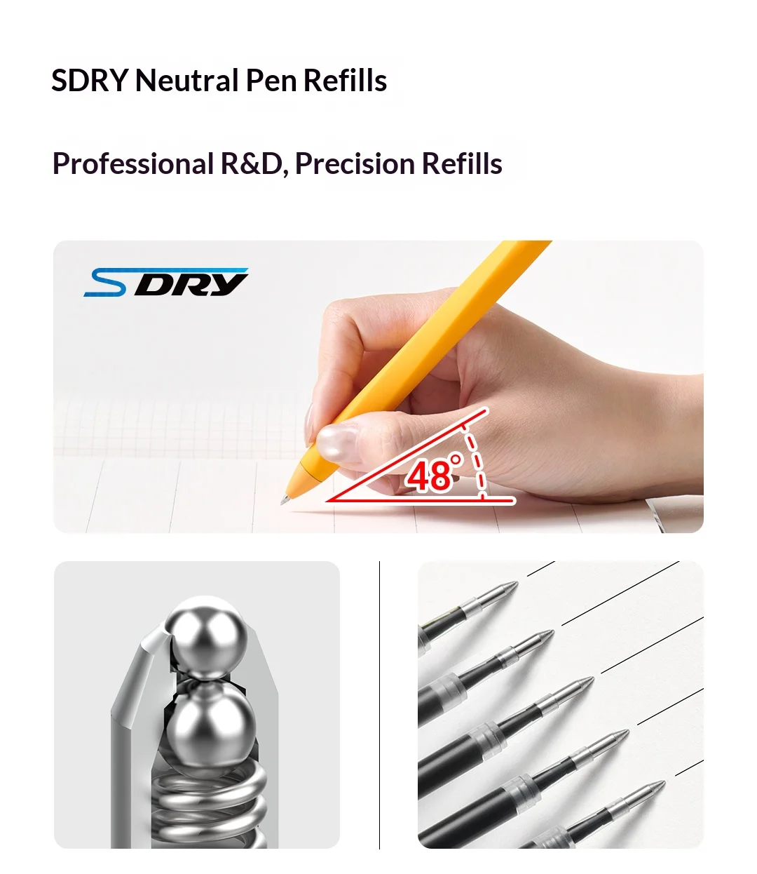 1 Stück KACO TWIST Gelstifte, niedlicher weicher Silikongriff, 0,5 mm schwarze Tinte, schnelltrocknend, schmutzabweisend, für Schüler- und Bürobedarf. – Detail 8