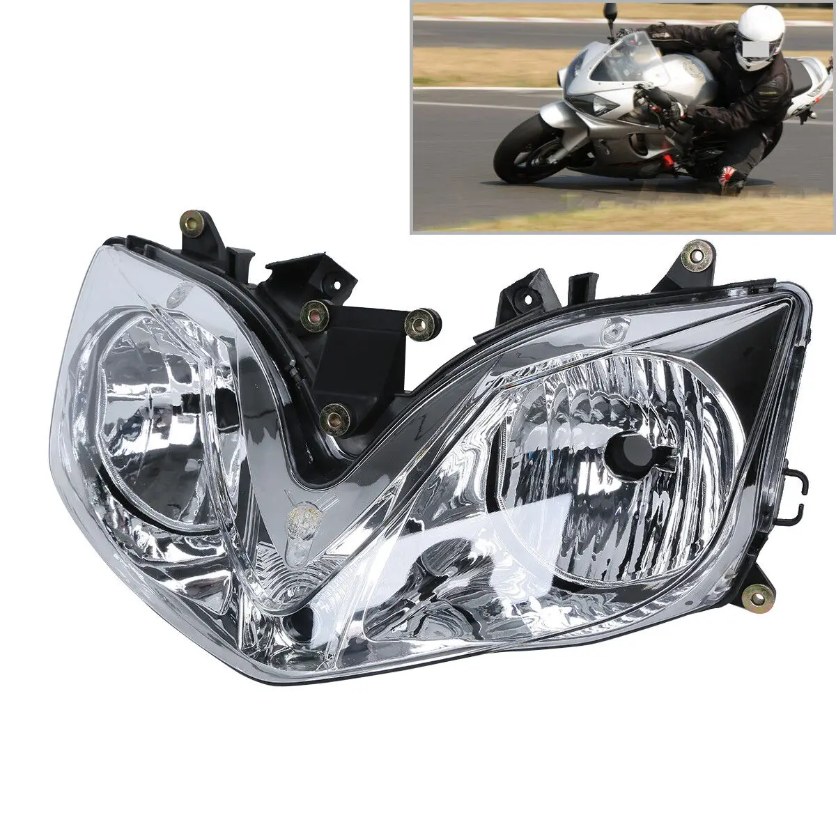 Motorcycle Front Headlight Light Lamp Assembly For Honda CBR600 F4i 2001-2007 2002 03 04 05 06