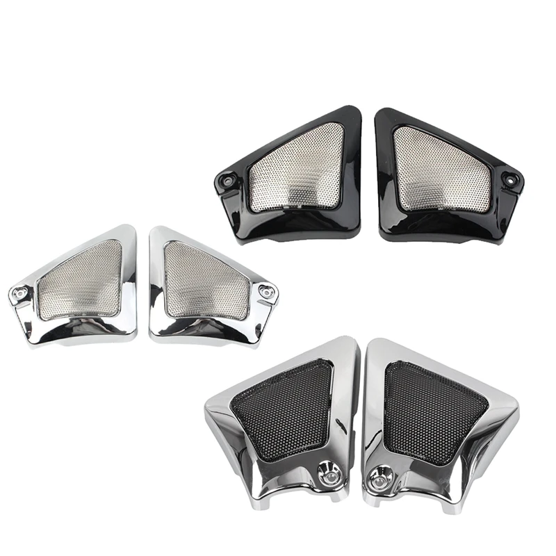 1Pair L&R Front Air Intake Covers Airbox Frame Neck Side Cover For  V-Rod VRSCD VRSCDX VRSCA 2002-2017 A