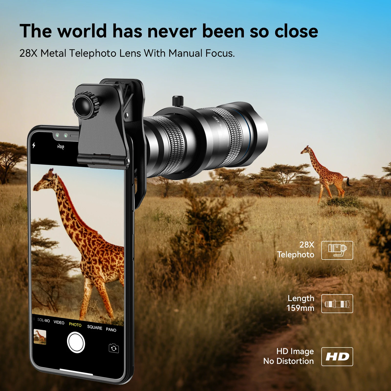 Apexel 28X Telephot…