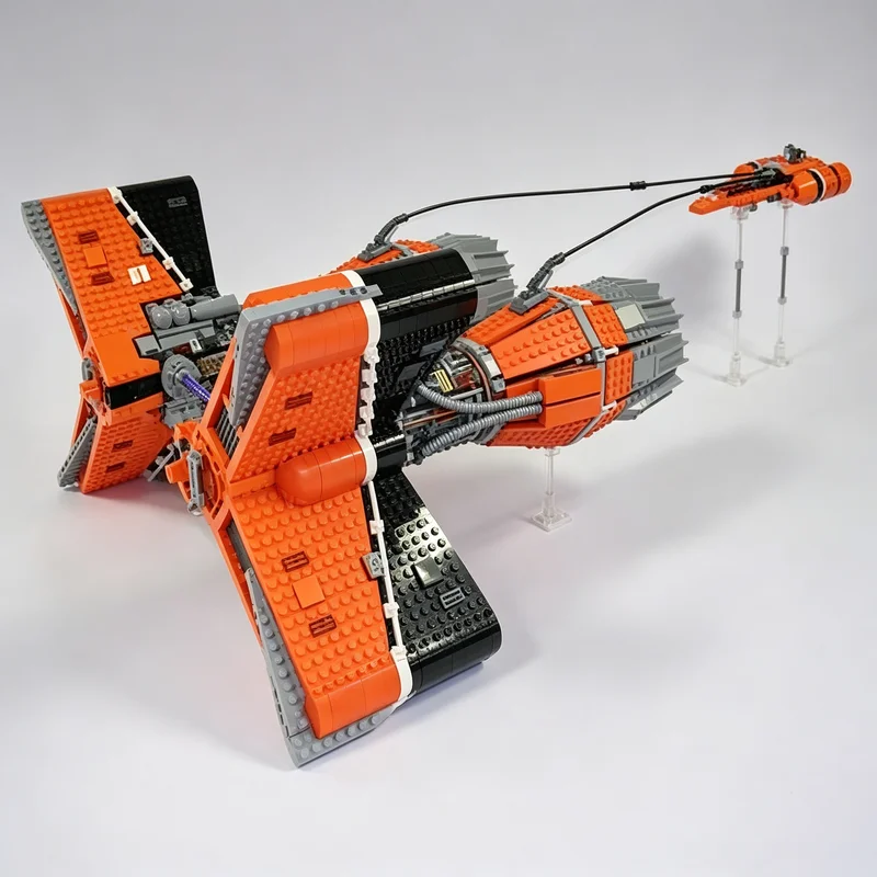 3544PCS MOC Sci Fi Sebulbas Podracer Space Racing Craft Model Building Blocks DIY Assembly Gifts for Adults Collection Desktop