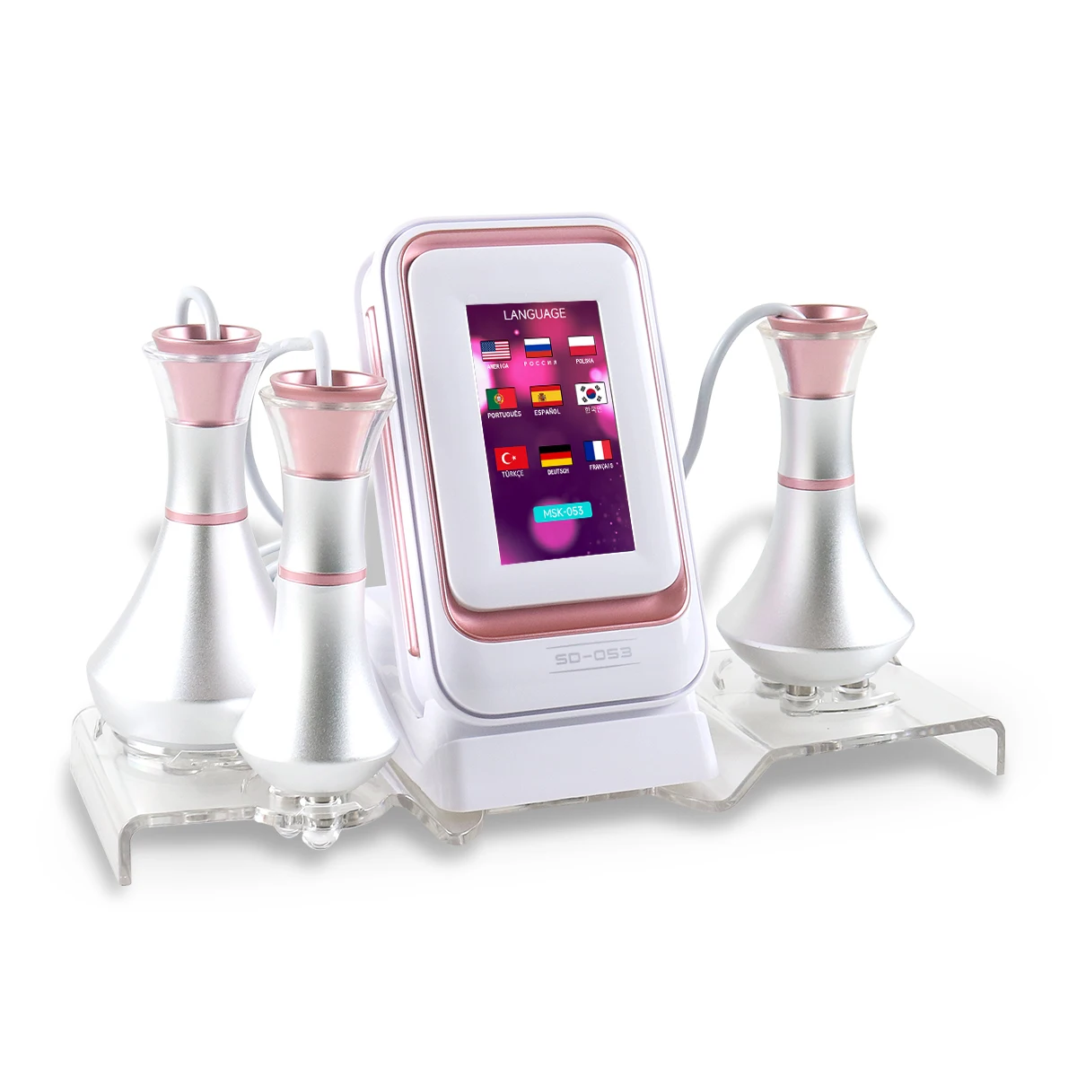 3 in 1 Tool 80K Cavitation Ultrasonic Radio Frequency Body Slimming Machine Facial Skin Tightening Fat Burning Cellulite Massage