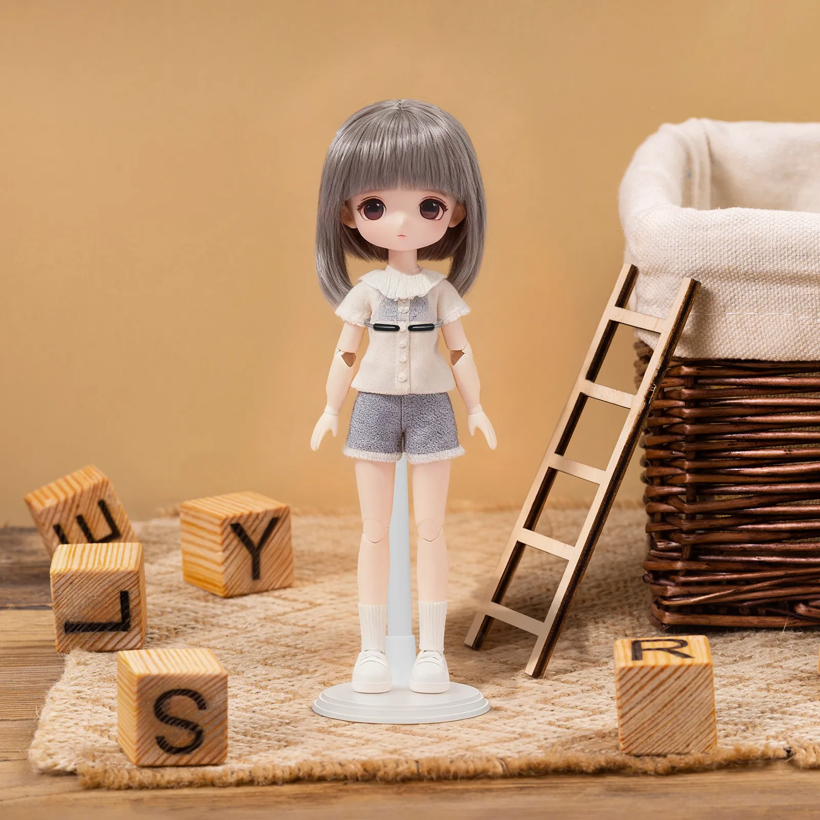 

4Pcs Display Stand for Creative Support Bracket Portable Storage Rack for Stuffed Bears Space Saving Home Decor Organizer