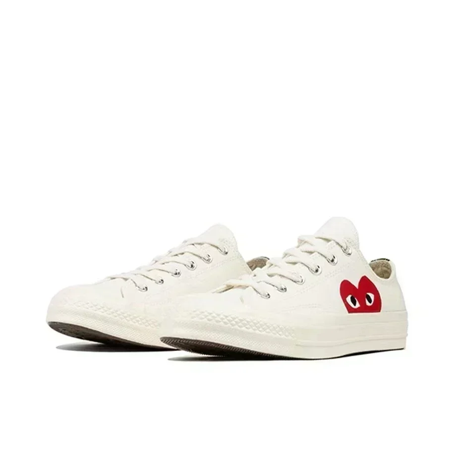 2025 Converse 1970er Chuck Taylor All Star X CDG Herren- und Damen-Skateboardschuhe Low-Top-Sneaker Weiß