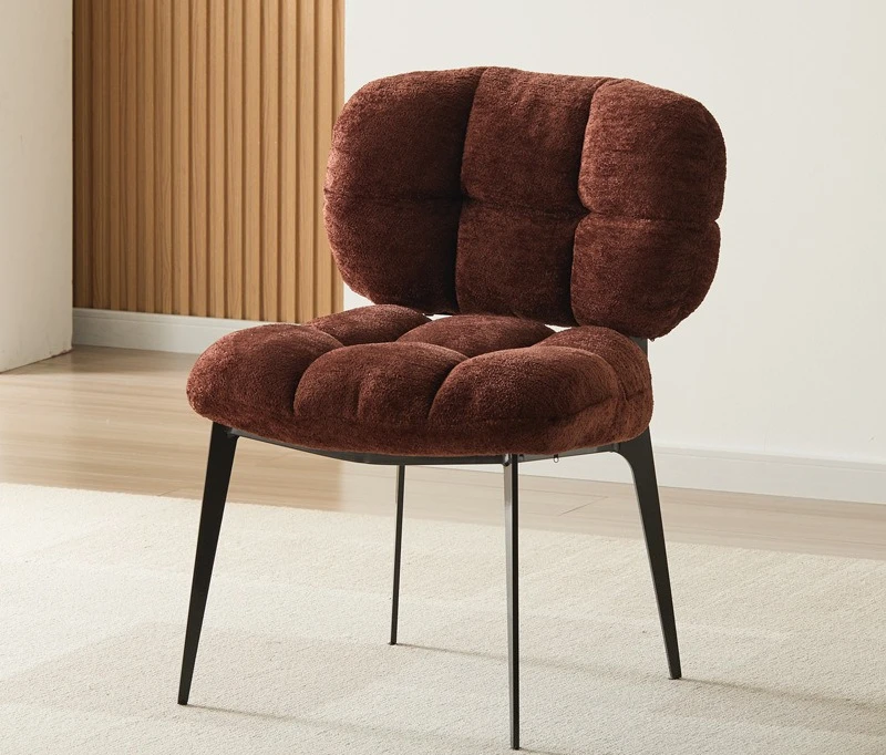 Duo Modern Simple Armrest Stool Backrest Restaurant Chair Household