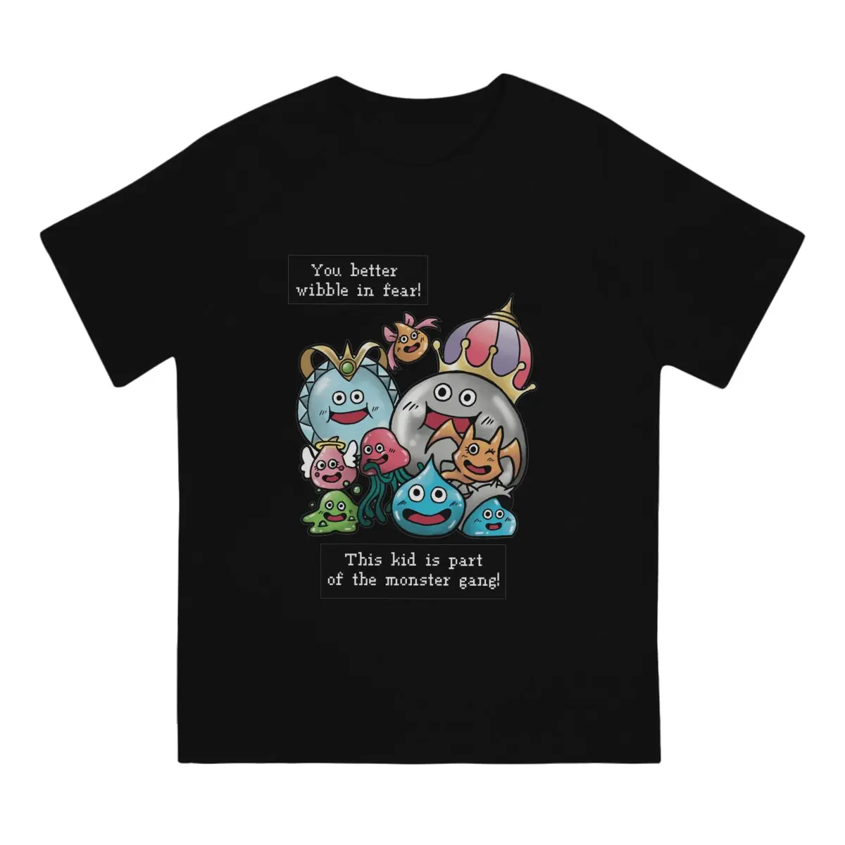 Men Gang T Shirt Dragon Quest 100% Cotton Clothing Fashion Short Sleeve Round Collar Tee Shirt Printing T-Shirts