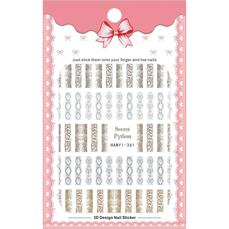 Conjunto de manicure de adesivos de unhas de animais-zebra leopardo impressão alfabeto padrão decoração sliders decalques para entusiastas da beleza