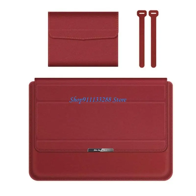 G88D Laptop Sleeve Stand Function Enhances Viewing Angled Cover for 13-16in