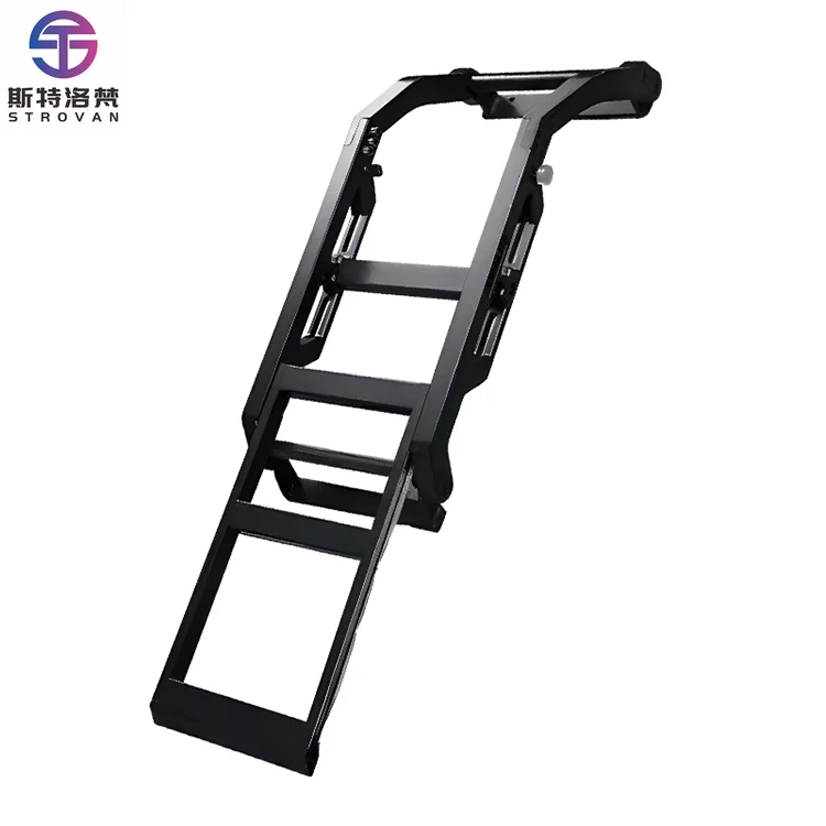 

STLF Jetours T2 General Car Side Ladder Wild Accessories Adjustable Foldable Lift Protection Roof Ladder Exterior Accessory