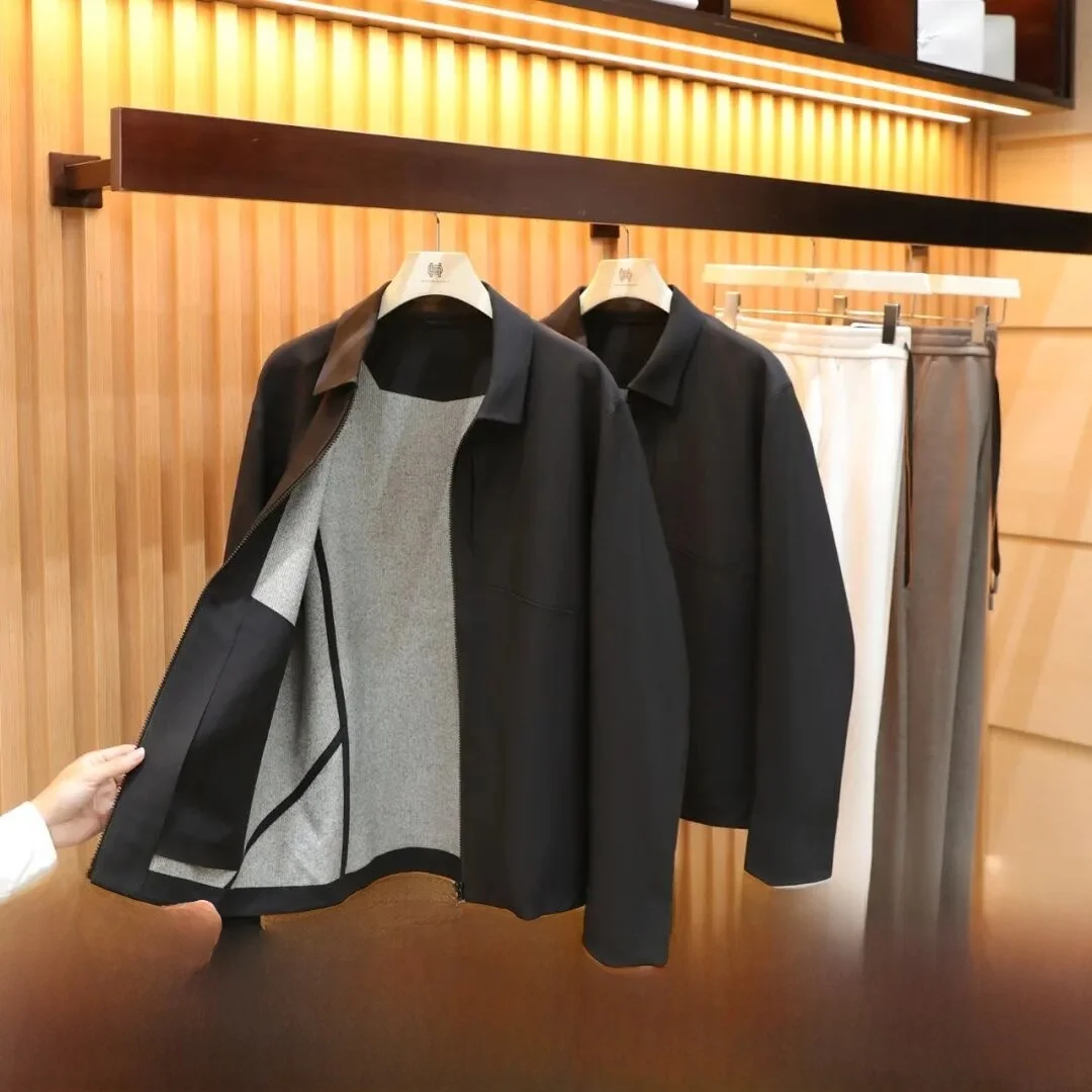 

Высококачественное пуховое мужское пальто DFin3D на осень-зиму Busin Sle Fce на подкладке с защитным воротником на молнии и воротником-стойкой