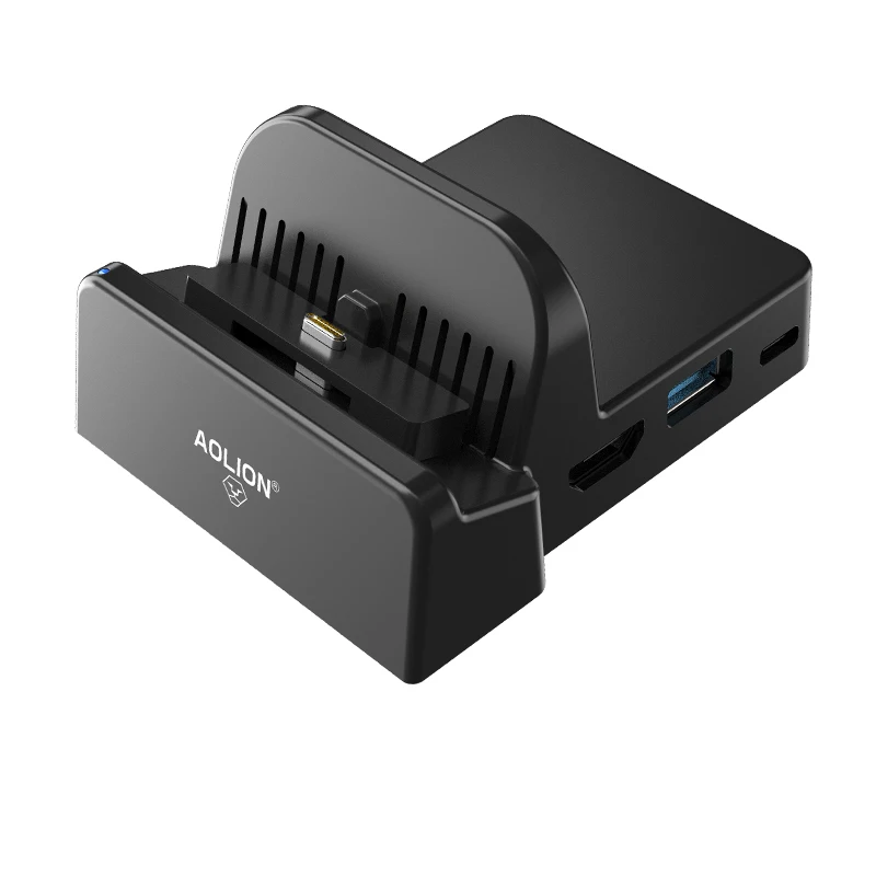 스위치 충전 도크 스테이션용 HDMI 호환 어댑터, 휴대용 TV 비디오 도크, USB 3.0 C타입, 4K HD 컨버터