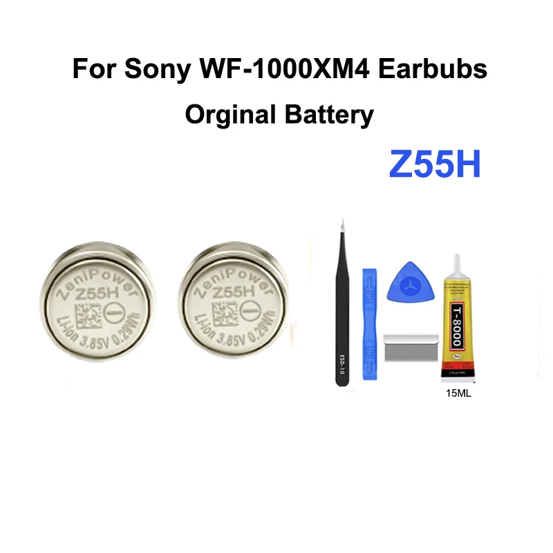 Batería de repuesto Original ZeniPower Z55H 1254 3,85 V para Sony WF-1000XM4 no CP1254 A3