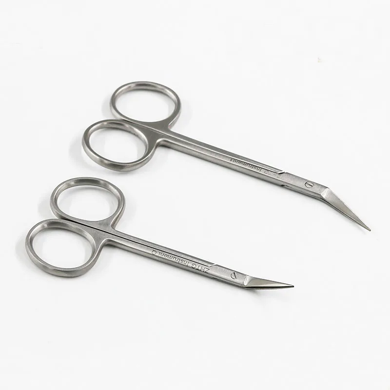 Tiangong Juncheng beak scissors wow beak scissors bow scissors nose shaping tool stainless steel angle nasal septum scissors