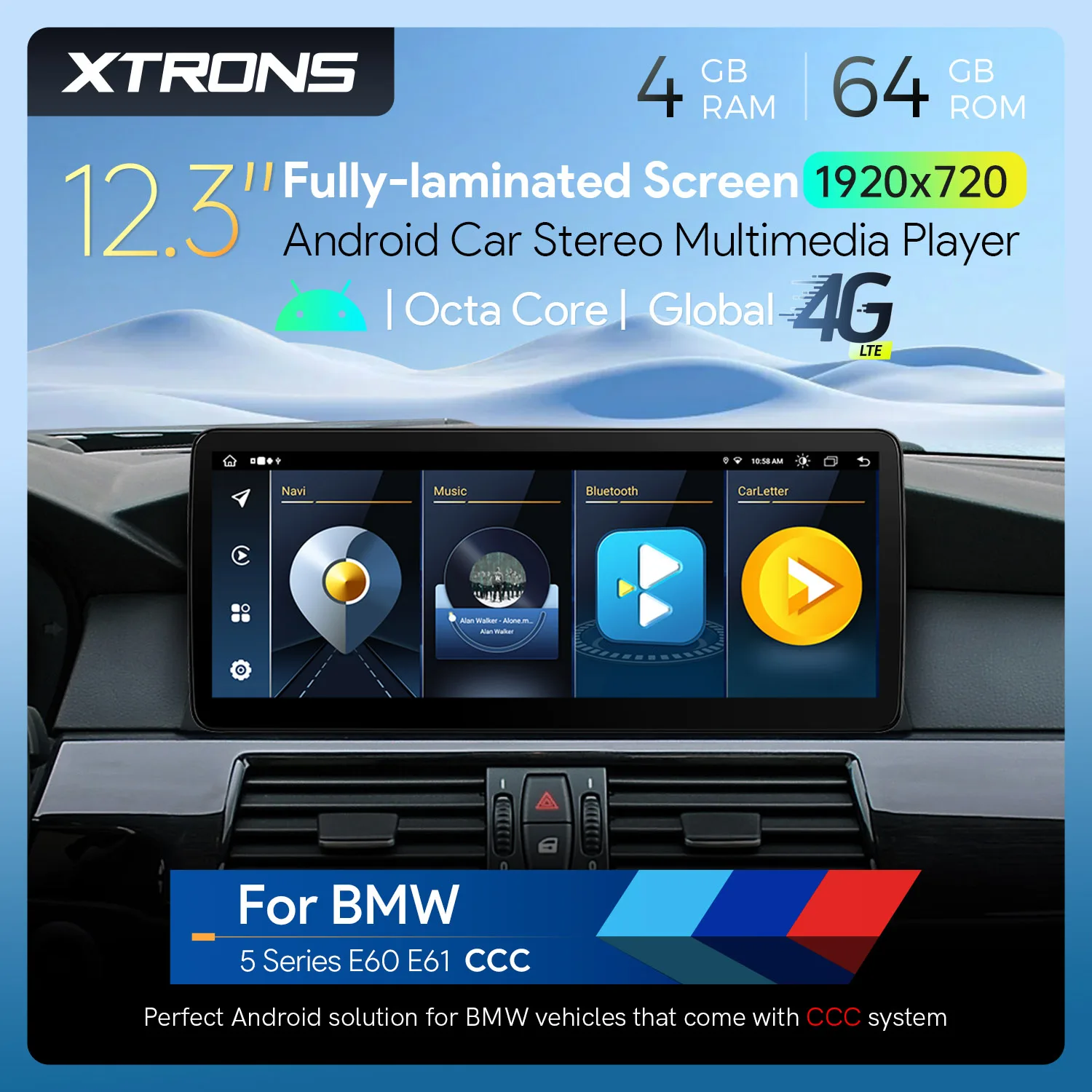 XTRONS 12,3'' Android 14 Car Radio dla BMW 5 Series E60 – Pełna recenzja i praktyczne wskazówki użytkownika