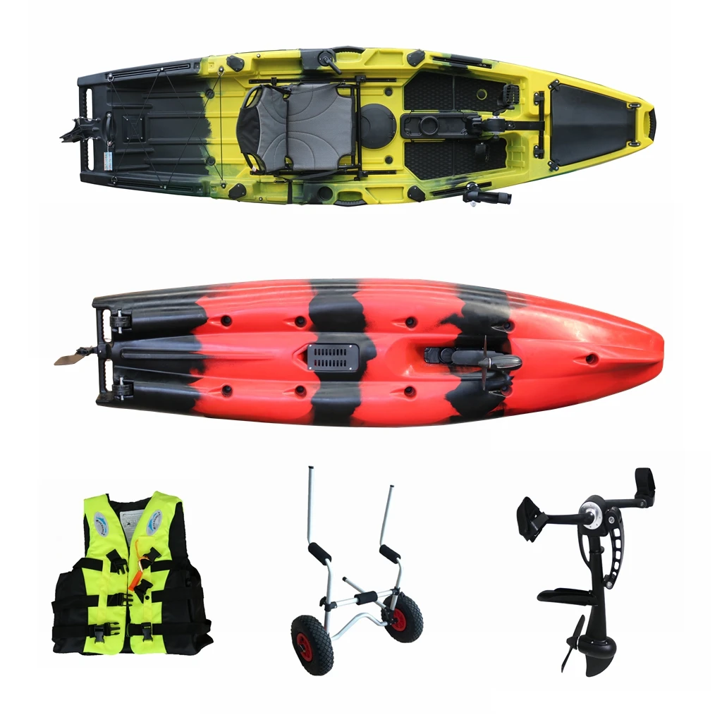 Vicking Kayak da pesca non gonfiabili all'ingrosso Pedale da pesca Kayak a sedile singolo per sport acquatici